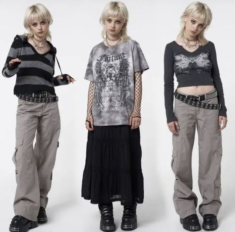 Acubi Grunge Aesthetic, 2000s Fashion Outfits Grunge, Early 200s Fashion, 2000s Japanese Fashion Y2k, Japanese Fashion 2000s, Nerdcore Fashion, 2000 Japanese Fashion, Japanese 2000s Fashion, 2000s Grunge Outfits