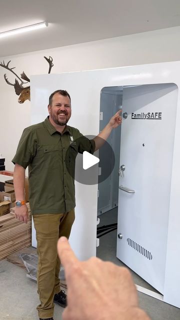 Matt Risinger on Instagram: "This steel box is a bolt in place storm shelter that doubles as a Panic Room/Safe. If you’re in a tornado zone this is a very affordable option. #tornadoshelter #stormshelter #saferoom #panicroom" Underground Storm Shelter Ideas, Tornado Safe Room Ideas, Storm Shelter Ideas Decor, Tornado Shelter In House, Storm Shelter Ideas, Underground Storm Shelters, Tornado Safe Room, Vault Room, Tornado Shelter