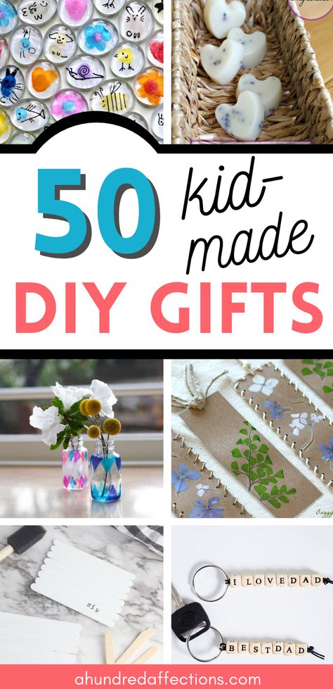 Gifts From Kids To Parents For Christmas, Diy Gifts Made By Kids, Diy Gift For Parents From Kids, Holiday Gift Crafts For Kids, Family Day Gifts From Kids, Gifts That Kids Can Make, Best Homemade Gift Ideas, Wedding Gifts From Kids, Homemade Gifts For Grandkids