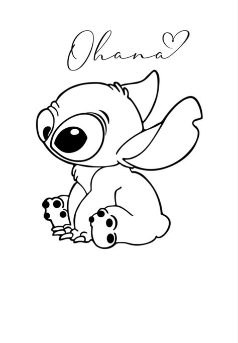 Lilo And Stick Tattoo, Fine Line Stitch Tattoo, Stitch Tattoo Outline, Stitch Tattoo Stencil, Disney Tattoo Stencils, Stitch Outline Tattoo, Stitch Tattoo Design, Stitch Tattoo Ideas, Disney Characters Tattoos