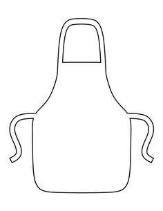 Apron Craft For Kids, Apron Template Free Printable, Apron Illustration, Apron Template, Coloring Crafts, Thanksgiving Crafts Preschool, Apron Pattern, Love Coloring Pages, Craft Apron