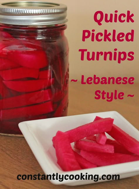 Pickled Apples, Make Pickles, Pickled Vegetables Recipe, Pickled Turnips, Turnip Recipes, Pickled Cherries, Sauce Video, Pickled Cauliflower, How To Make Pickles