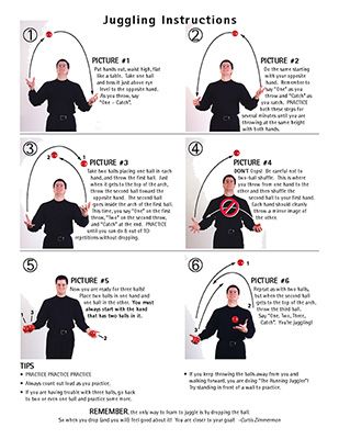 Juggling Instructions  World Juggler's Day is June 19 How To Juggle, Hobbies For Couples, Circus Performers, Circus Art, Instructional Design, Skills To Learn, 7 Habits, Girl Guides, Physical Education