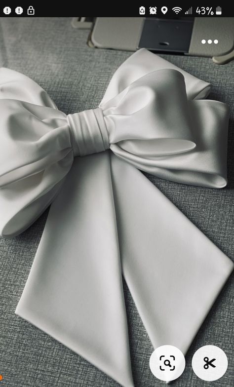 Wedding Dress Bow, Ribbon Fashion, Bridal Bow, Detachable Wedding Dress, Diy Hair Accessories Ribbon, Bow Wedding, Bow Wedding Dress, Bows Diy Ribbon, Large Wedding