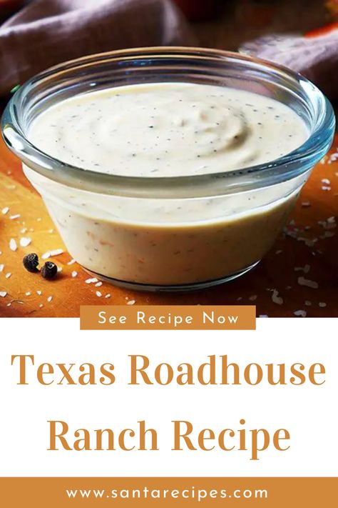 Enjoy that creamy, tangy goodness from the comfort of your own home? Well, you're in luck because we have the Texas Roadhouse Ranch recipe ... How To Make Texas Roadhouse Ranch, Logans Roadhouse Ranch Recipe, Texas Roadhouse Lemon Pepper Butter, Roosters Ranch Dressing Recipe, Ranch Dressing Texas Roadhouse, Texas Roadhouse Dressing, Best Ranch Recipe, Copycat Texas Roadhouse Ranch, Texas Road House Ranch Dressing