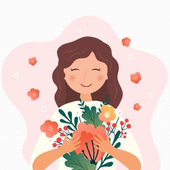 Happy mother's day | Free Vector Happy Girl's Day, Happy Girl Illustration, Happiness Illustration, Mother Illustration, Mother's Day Illustration, Spring Sale Poster, Happy Girls Day, Romantic Illustration, Bicycle Illustration