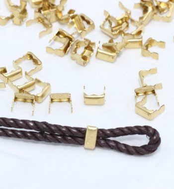 50 Pcs Inner 5mm Raw Brass Crimp Beads , Crimp Covers – Raw Brass tip – cord tip- cord end , CR32 | Shop jewelry making and beading supplies, tools & findings for DIY jewelry making and crafts. #jewelrymaking #diyjewelry #jewelrycrafts #jewelrysupplies #beading #affiliate #ad Diy Jewelry To Sell, Diy Leather Bracelet, Jewelry King, Hemp Jewelry, Cord Cover, Super Duo, Crimp Beads, Jewellery Making Materials, Shop Jewelry