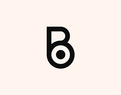 B Typography, Ob Logo, Beauty Logo, Logo Mark, Letter B, Typography Logo, Monogram Logo, Letter Logo, Brand Design