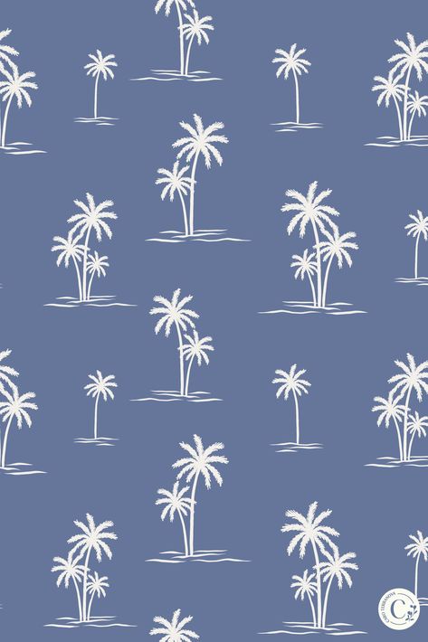 This is the coordinate pattern for this mini collection! I love how the palm trees pattern looks in this tote bag! What do you think? Do like it? 🥰 Palm Tree Design, Beach Pattern Design, Palm Pattern, Palm Tree Patterns, Coconut Pattern, Palm Tree Pattern Design, Palm Tree Graphic Design, Palm Tree Print Pattern, Blue Pottery Designs