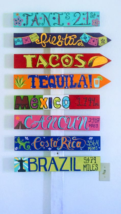 Latin Party Decorations, Latino Decorations, Mexican Welcome Signs, Mexican Party Signs, Fiesta Theme Welcome Sign, South American Decor, Let’s Fiesta Party, Sangria Party, Latin Party