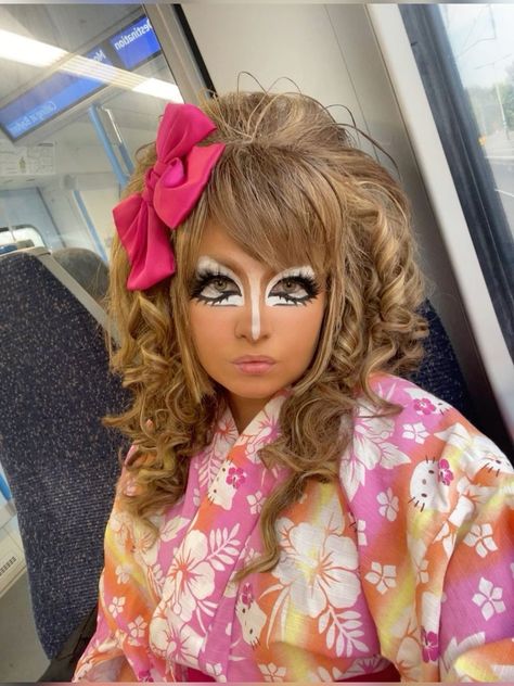 Gyaru Hair, Gyaru Aesthetic, Gyaru Makeup, Doll Eye Makeup, Japanese Makeup, Gyaru Fashion, Jairzinho, J Fashion, Birthday Photoshoot