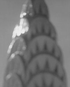 Hiroshi Sugimoto, Chrysler building, 1997. Courtesy: Gallery Koyanagi. Church Of Light, Seagram Building, Hiroshi Sugimoto, Architecture Series, Mount Board, Robert Mapplethorpe, Chrysler Building, Silver Print, Gelatin Silver Print