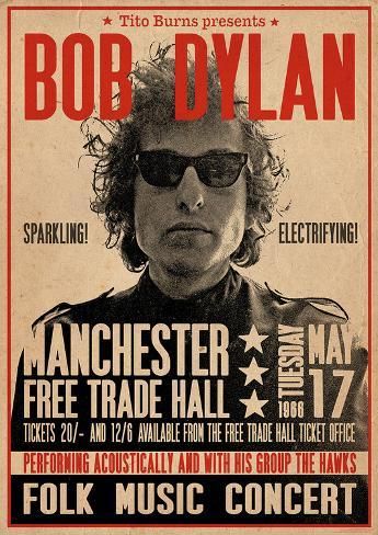 Bob Dylan Poster, Vintage Concert Posters, Rock Band Posters, Vintage Music Posters, Band Poster, Classic Bob, Free Trade, Musica Rock, Illustration Photo