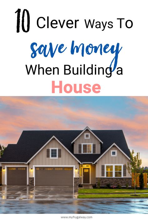 Affordable Home Building Ideas, Money Saving Tips When Building A House, Simple Home Building Ideas, Where To Save Money When Building A Home, Money Saving Home Building Tips, Tips When Building A House, Affordable Building Ideas, Living Room Designs New Build, How To Save Money Building A New Home