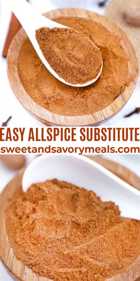 Allspice Substitute can be used in anything from sweet dishes to savory dishes and can be easily made at home with just a few ingredients. Allspice Recipe, Allspice Recipe Homemade, Diy Allspice Seasoning, Diy Spices Mixes Homemade Seasonings, Substitute For Allspice, Substitute For Worchestire Sauce, Oven Roasted Sweet Potatoes, Spice Mix Recipes, Quick And Easy Appetizers