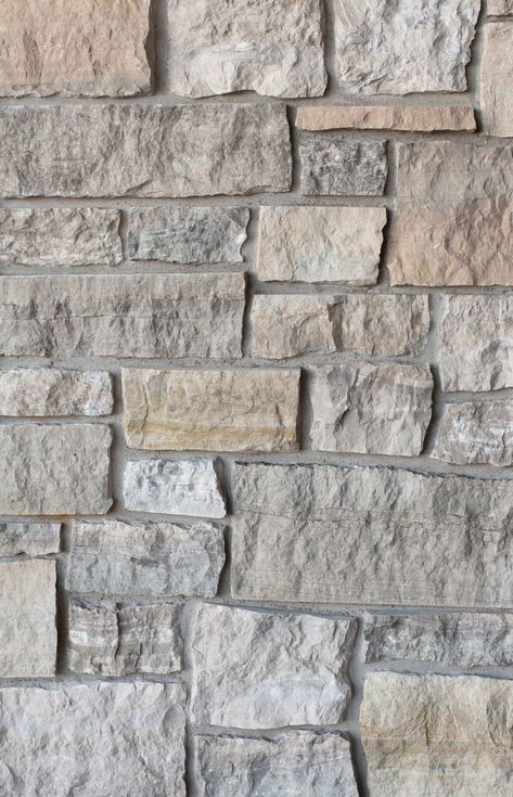 Stone Veneer Exterior, Brick Wall Decor, Family Room Remodel, Stone Accent Walls, Sandstone Color, Natural Stone Veneer, Home Exterior Makeover, Farmhouse Remodel, Brick Veneer