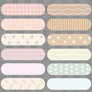 Sticker Notebook Aesthetic, Cute Washi Tape Printable Aesthetic, Sticker Tape Aesthetic, Aesthetic Sticky Notes Printable, Journal Tape Sticker, Cute Journaling Stickers, Sticker Note Aesthetic, Aesthetic Washi Tape Printable, Cute Stickers Printable Journal Cards