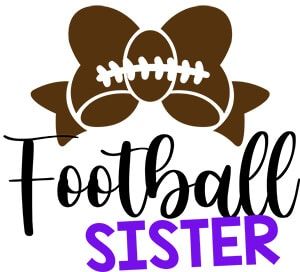 Football Sister Svg, Free Svg Downloads, School Spirit Shirts Designs, Svg Shirts, Football Sister, Sister Svg, School Spirit Shirts, School Theme, Team Mom