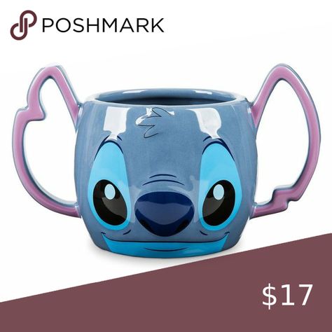 NWT Disney Lilo & Stitch Ears Ceramic Mug Disney Stores, Stitch Things, Lilo And Stitch Merchandise, Stitch Ears, Lilo Und Stitch, ليلو وستيتش, Disney Coffee Mugs, Disney Mug, Lilo And Stitch Quotes