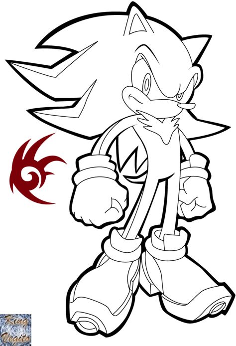 Sonic Lineart, Shadow From Sonic, Christmas Sonic, Sonic Coloring Pages, Sonic Coloring, Hedgehog Colors, Goku Blue, Super Shadow, Shadow Sonic