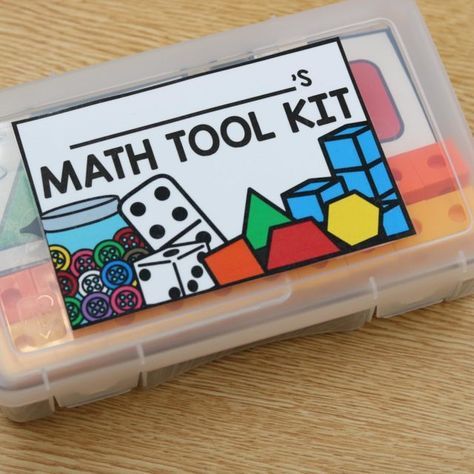 Math Tool Box First Grade, Math Tool Box Kindergarten, Math Toolbox First Grade, Math Toolkit First Grade, First Grade Math Tool Kit, Kindergarten Math Tool Kit, Math Tool Kit 2nd Grade, Math Tool Kit Kindergarten, Math Tool Kit