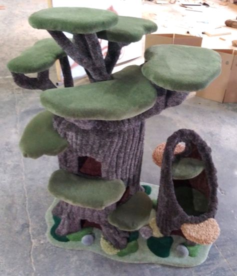 Cat Room Decor, Cat Tree House, Diy Cat Tree, Cat House Diy, Fantasy Rooms, Cat Cafe, Pretty Animals, Cat Decor, Cat Room