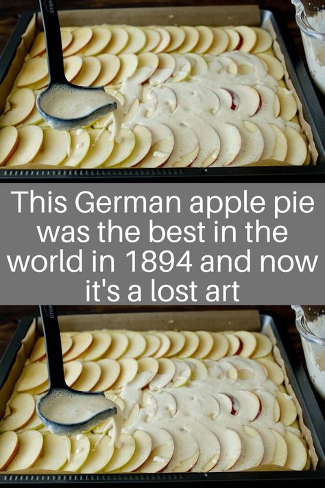 German Desserts Easy, German Apple Pie Recipe, Polish Apple Pie, German Apple Pie, German Desserts, German Baking, Best Pie, German Recipes, Food Fantasy