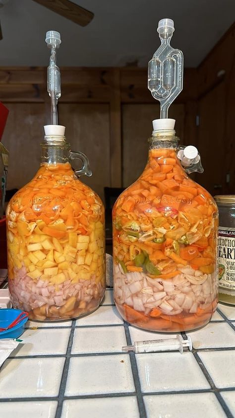 Fiery Fermentation: Mango Habanero and Habanero Carrot Hot Sauces Fermenting Crock Recipes, Habanero Recipes, Mango Habanero Sauce, Fermented Hot Sauce, Crock Meals, Homemade Hot Sauce, Fermentation Crock, Habanero Hot Sauce, Hot Sauce Recipes