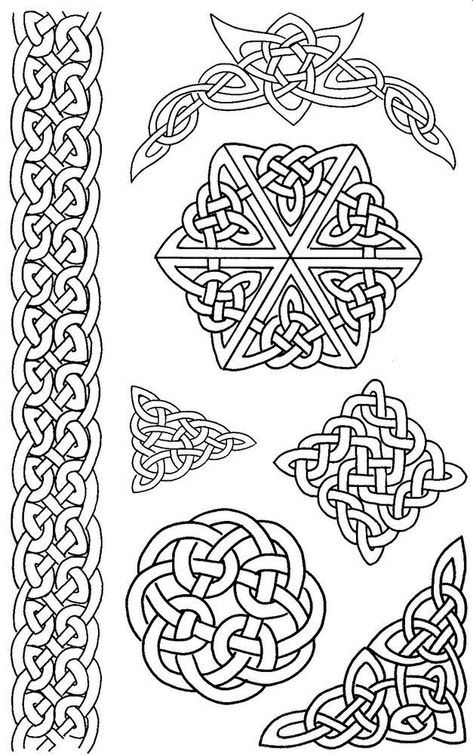 Flying Phoenix Tattoo, Celtic Knot Tutorial, Viking Knotwork, Celtic Knot Drawing, Viking Ornament, Celtic Knotwork Design, Celtic Border, Scandinavian Tattoo, Celtic Knot Tattoo