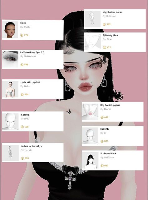 Imvu Everskies Post Ideas, Imvu Cute Outfits, Imvu Heads And Skins, Skin Imvu Feminina, Imvu Skins Ideas, Imvu Grunge Outfits, Imvu Girls Avatar Ideas, Imvu Clothes Ideas, Imvu Body Ideas