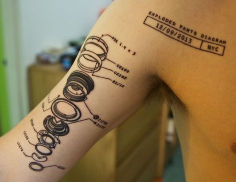 Diagram Tattoo, Photographer Tattoo, Small Wave Tattoo, Camera Tattoos, Type Tattoo, Camera Tattoo, Coffee Tattoos, Tattoo Photography, Waves Tattoo