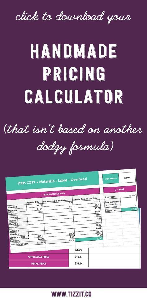 Pricing Formula, Pricing Calculator, Buy Wholesale Jewelry, Craft Pricing, Etsy Business, Profitable Business, Craft Business, Handmade Business, Home Based Business