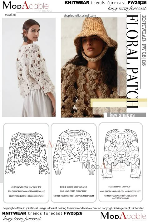 Aw 24-25 Fashion Trends, Knitting Fashion Design 2022, Designer Knitwear 2022, Knitwear Trends 24/25, Designer Jacquard Knit Winter Outerwear, Kidswear Trends, 2025 Trends, Trends 2025, Trend Fabrics