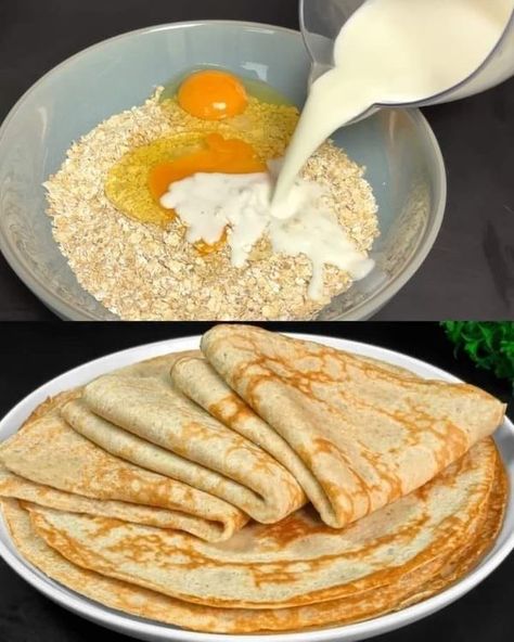 Oats Pancakes Recipe, Healthy Oats Pancakes, Oats Pancake Recipe Healthy, Oatmeal With Eggs Recipes, Healthy Pancake Breakfast, Oats And Eggs Breakfast, Egg Oatmeal Pancakes, Oat Pancakes Healthy, Oats Pancake Recipe