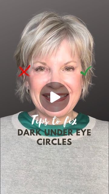 Ann Fulton on Instagram: "Tips to fix dark under eye circles! Dark under eye circles have plagued me since I was a child. I have tried lots of different products, but this routine works well, doesn’t crease or look cakey. Nothing will completely eliminate dark circles, but I feel a lot better when they are covered up. The products are by Your Name Cosmetics. I have used this brand of makeup and sold it when I owned my store for over 20 years. It is a private label brand and available from B Dark Under Eye Circles, Concealer Tricks, Under Eye Circles, Dark Under Eye, Eye Circles, Undereye Circles, Private Label, Instagram Tips, Dark Circles