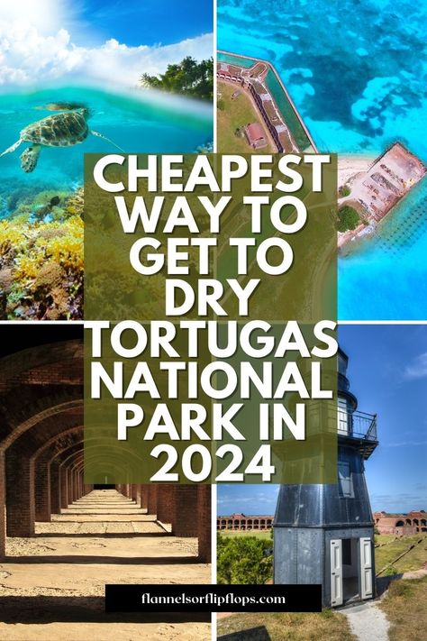 Discover the Cheapest Way to Get to Dry Tortugas National Park in 2024. Our guide covers tips and options to explore this stunning destination! Turtles Can Fly, Mesa Verde National Park Things To Do, The Florida Everglades, Key West Florida Vacation, Tortuguero National Park, Florida National Parks, Biscayne National Park, Romantic Travel Destinations, Dry Tortugas