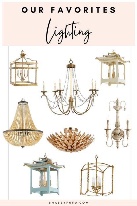 This post will help you pick out your new lighting! From wooden beads pendant lights, glam chandelier to traditional french style lampshades, we have something in our lighting guide that will make your heart skip a beat. Check out some of our lighting ideas to decorate your home! French Provincial Lighting, Chandelier French Country, French Country Lighting, French Room, Glam Chandelier, French Country Chandelier, Glam Living, French Farmhouse Decor, House Lighting