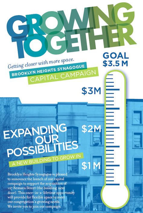 growing together Capital Campaign Ideas, Fundraiser Poster Ideas, Capital Campaign Design, Fundraising Campaign Design, Fundraising Brochure, Fundraiser Tracker, Capital Campaign Brochure, Ymca Marketing, Fundraising Design