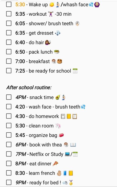 Routines After School, 7th Grade Tips, Before School Routine, Good Apps For Iphone, Weekend Routine, Routine School, School Routine For Teens, Morning Routine School, Morning Routine Checklist