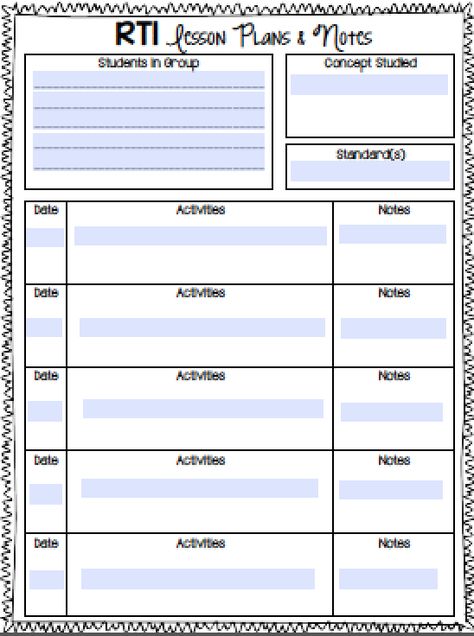 Rti Documentation Forms, Intervention Documentation Form, Small Group Documentation Forms, Small Group Data Tracking, Rti Documentation, Rti Interventions, Math Rti, Response To Intervention, Organizational Tips