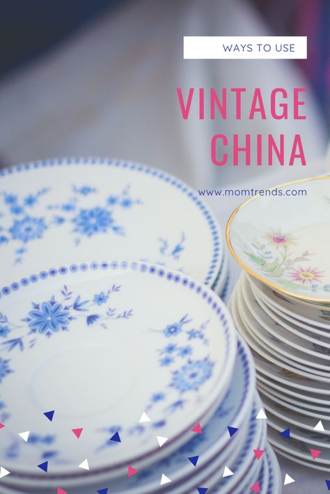 Uses For Old China Dishes, Ideas For Old China Dishes, China Plate Crafts, What To Do With Grandmas China, Repurpose Old China Dishes, Repurpose Fine China, Using China Everyday, Crafts With China Dishes, Repurpose China Dishes