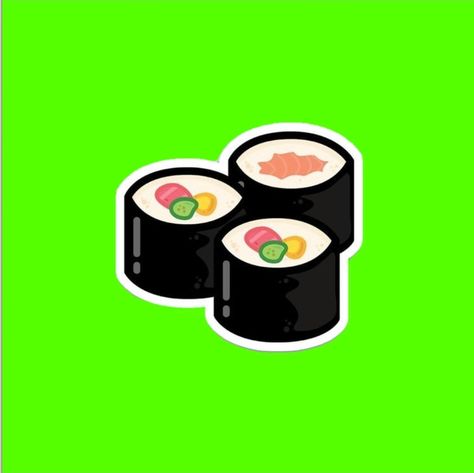 #sushi #green #screen #sticker Green Screen, Screen, Green