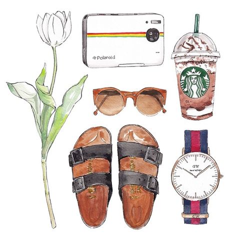 Valuable objects - Unpacking the summer accessories ... back in Uruguay ! @starbucks #starbucks #frapuccino #coffee @danielwellingtonwatches #danielwellington #oxford @opticaprada #uruguay #supersunglasses Instagram, Sunglasses, Coffee, Good Objects, Objects Illustration, Summer Accessories, On Instagram