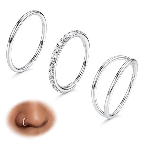 Hoop nose ring