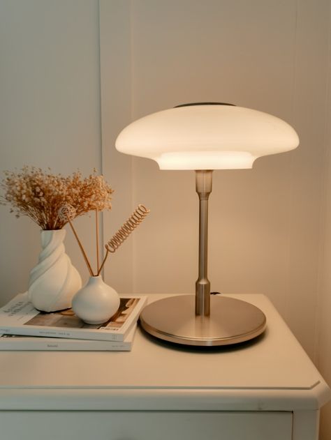 Ikea tällbyn Ikea lamp Scandinavian side table lamp Scandinavian Bedroom Side Table, Tällbyn Ikea Lamp, Tällbyn Ikea, Ikea Tällbyn, Ikea Lamp Aesthetic, Warm Lamps, Funky Table Lamp, Funky Lamp, Scandinavian Side Table