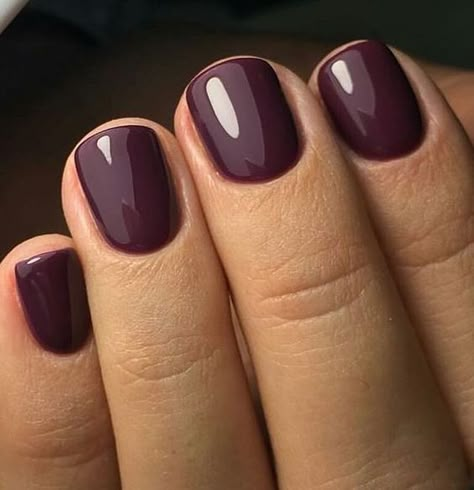 Nail Autumn, Dark Nail Designs, Plum Nails, City Nails, Nail Colors Winter, Autumn Design, Her Nails, Design Nails, Dark Nails