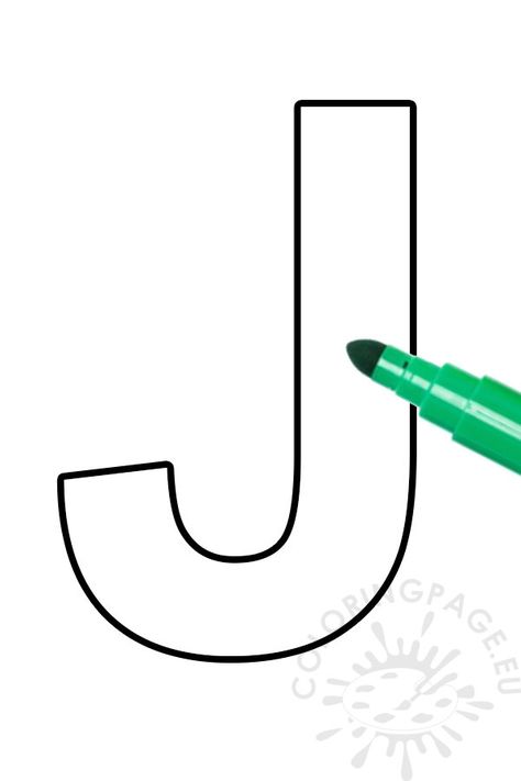 Letter J Template Free Printable, Letter J Template, Letter J Coloring Page, Jesus Printable, Template Free Printable, Color Pages, Letter J, Templates Printable Free, Printable Coloring Pages