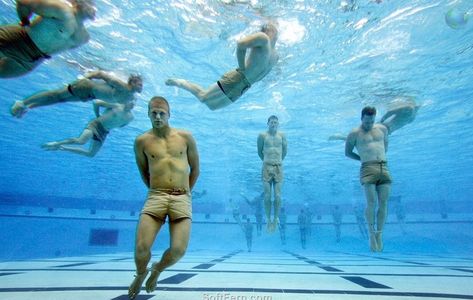 The technique Navy SEALs use to swim for miles without getting tired Navy Seal Training, Seal Training, Special Operations Command, Us Navy Seals, Military Training, Navy Seal, Special Operations, Satisfying Video, Navy Seals