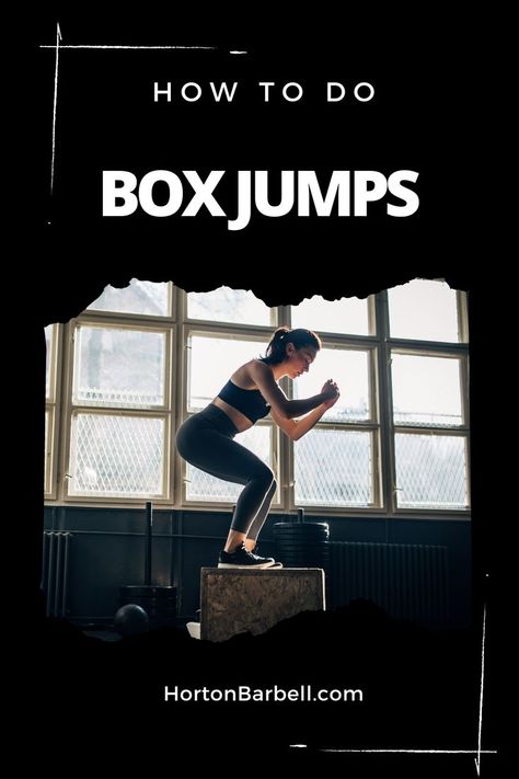 How to do Box Jumps including detailed instructions, benefits and some alternatives. Box Jump Workout, Jump Workout, Plyometric Workout, Volleyball Training, Crossfit Training, Box Jumps, Out Of Shape, Workout Guide, Diy Box