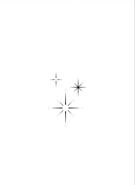 North Pole Tattoo, Light Line Tattoo, Stars Line Tattoo, Stars Small Tattoo, Tiny Star Tattoos For Women, Tattoo Stars For Women, Polar Star Tattoo, 2 Stars Tattoo, Star Line Tattoo